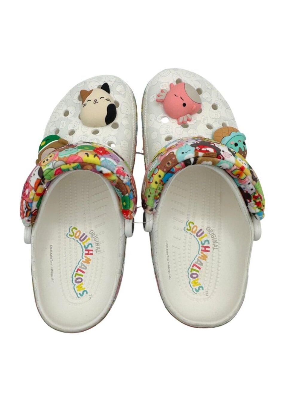 Crocs Squishmallows Clogs M8 W10 White Colorful Classic Cartoon Shoe Charms NEW - Picture 10 of 16
